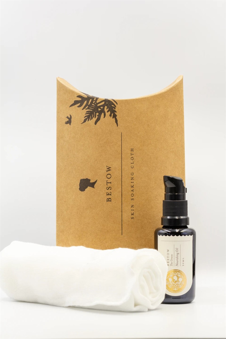 Bestow The Graces Nourishing Facial Oil and Soaking Cloth Twin Pack