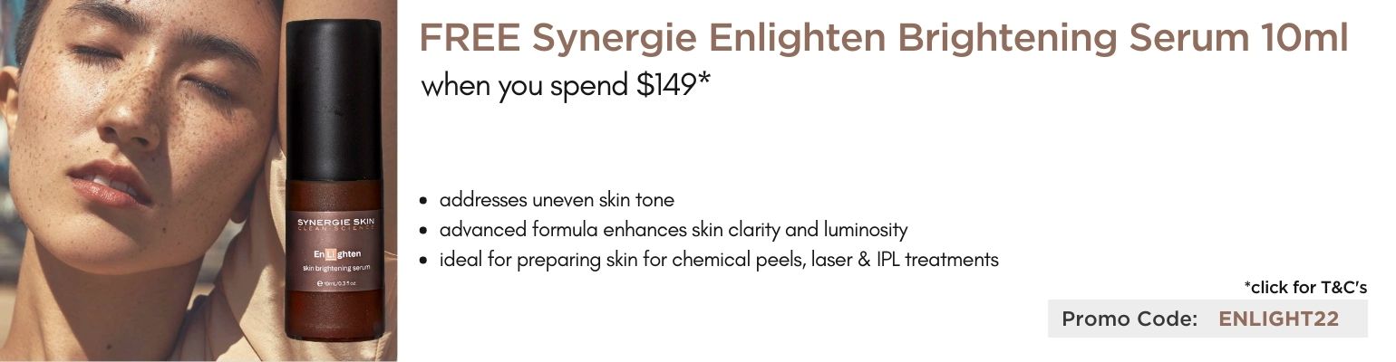 FREE Synergie Enlighten Serum 10ml when you spend $149