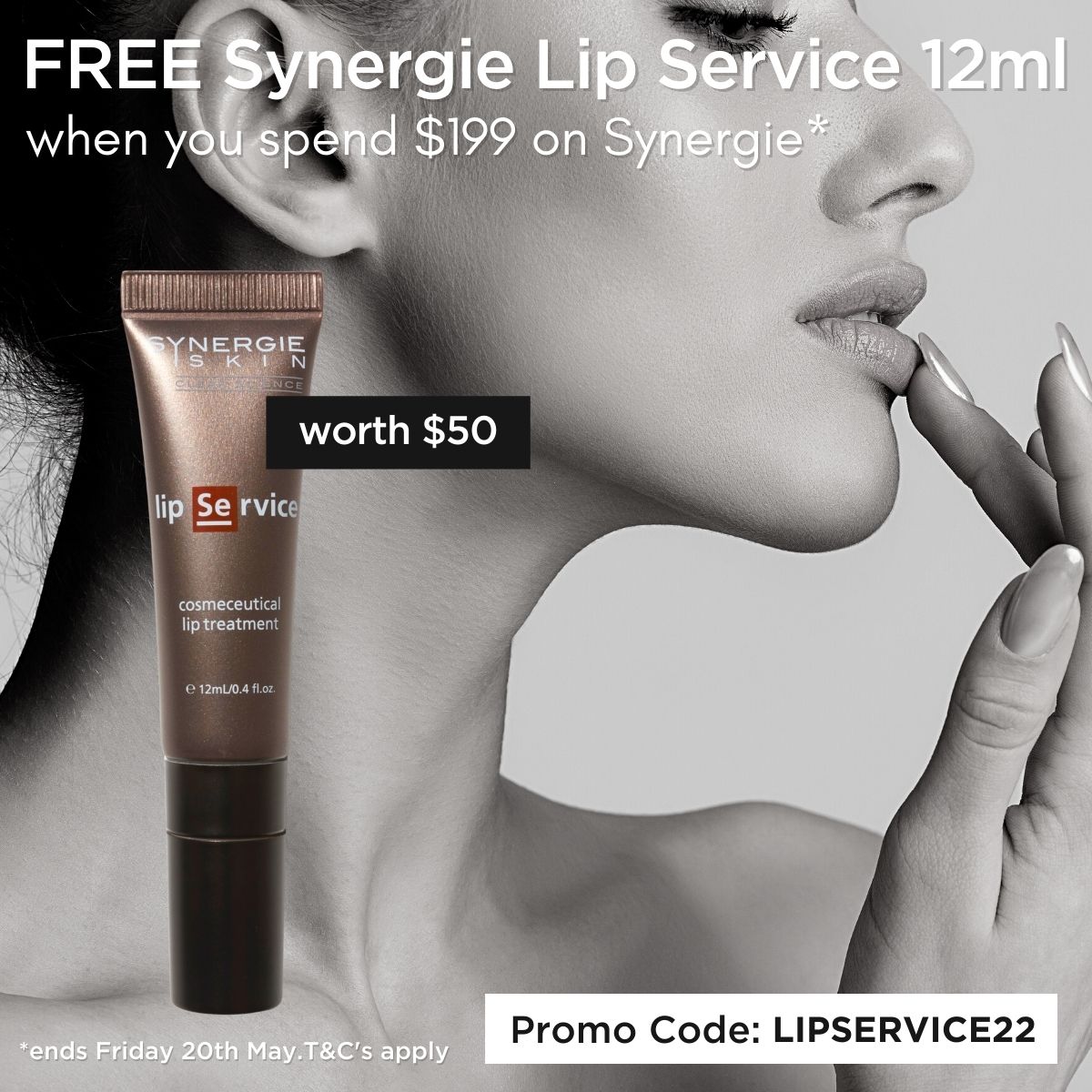 Free Synergie Lip Service 12ml Offer. Login to purchase if enabled for Synergie or Email/Phone to Enquire.