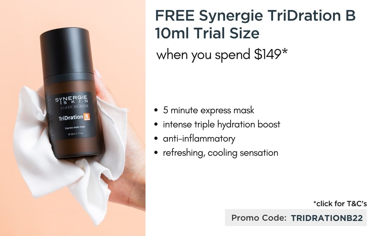 FREE Synergie TriDration B 10ml Trial Size when you spend $149