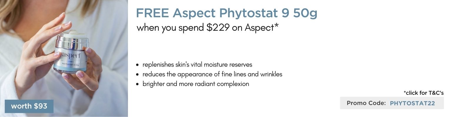 FREE Aspect Phytostat 9 50g worth $93 when you spend $229 on Aspect